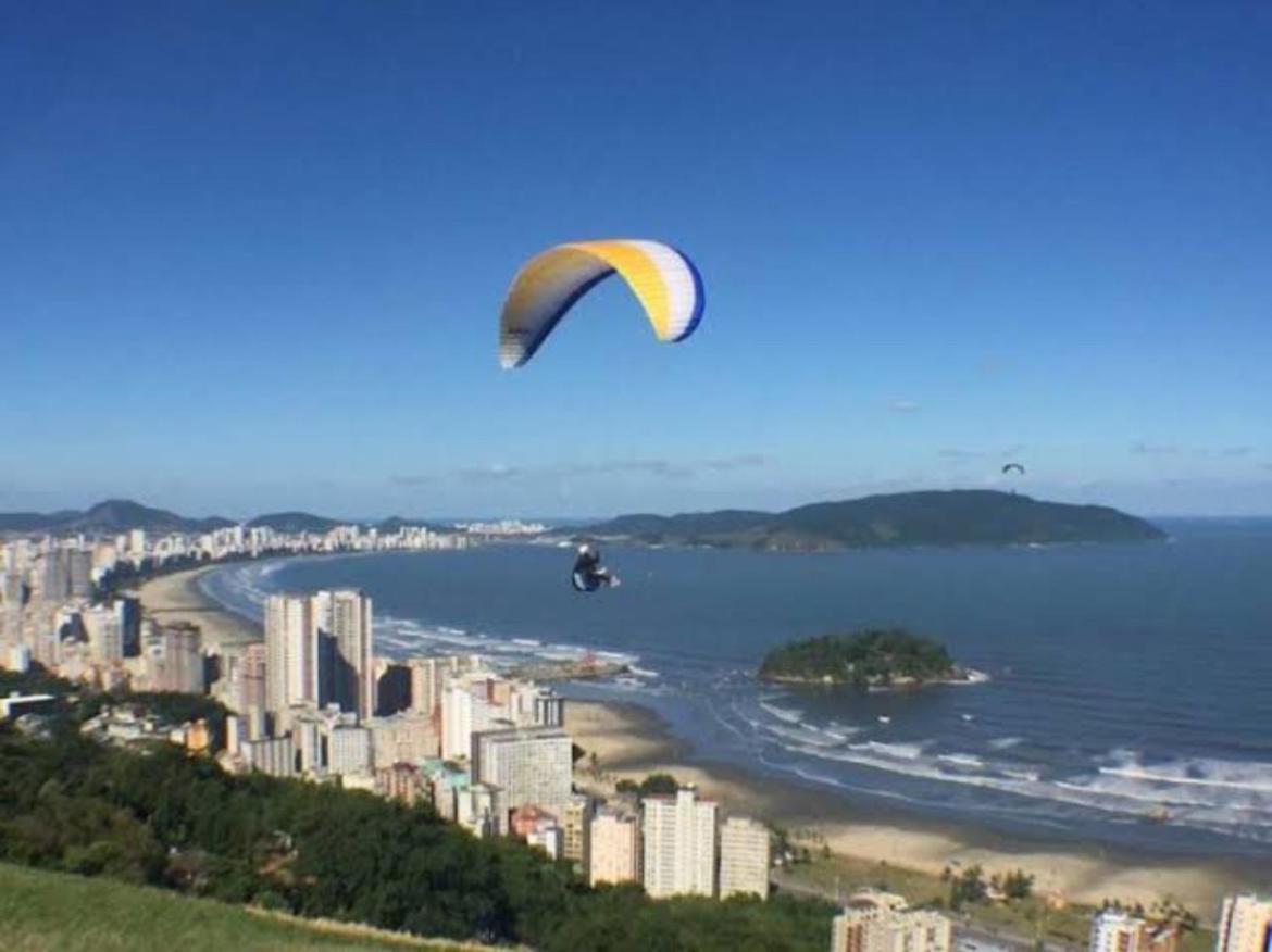 Kitinete 216 Frente Ao Mar São Vicente Exterior foto